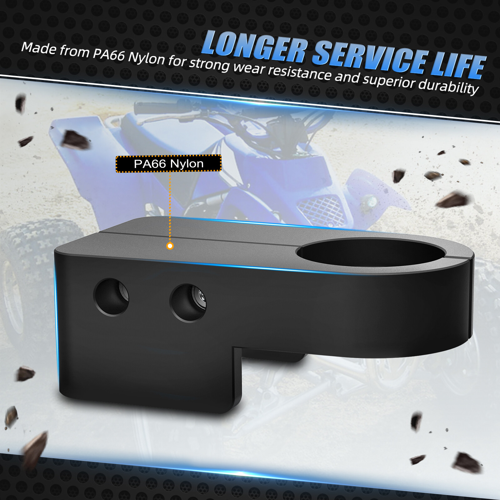 Front Swingarm Chain Guide Slider Guard For Yamaha Banshee 350 YFZ350 1987-2006