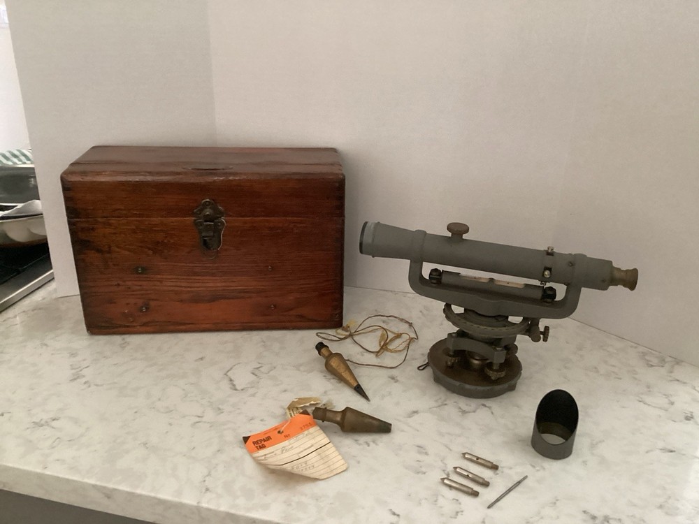 Antique David White Transit Level Surveyors Tool #8014