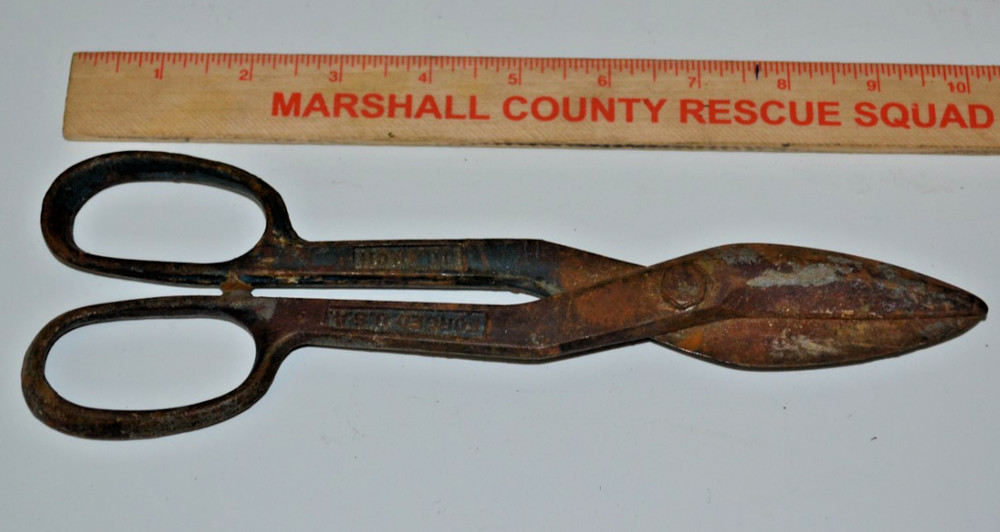 Vintage Forged 10" snips