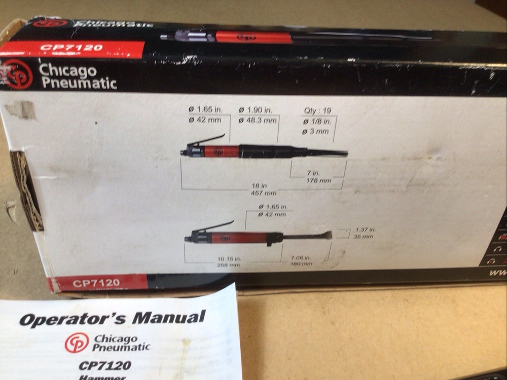 Chicago Pneumatic CP7120 Needle Scaler / Chipper Hammer