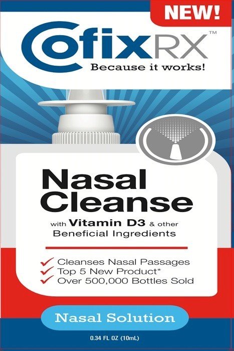 CofixRX Nasal Cleanse Solution 0.34 OZ