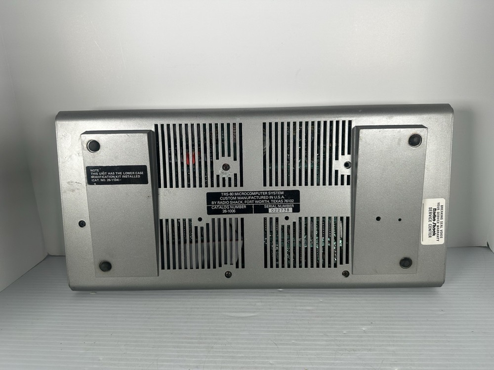 Radio Shack TRS 80 Model 1 26-1006. Computer Powers On