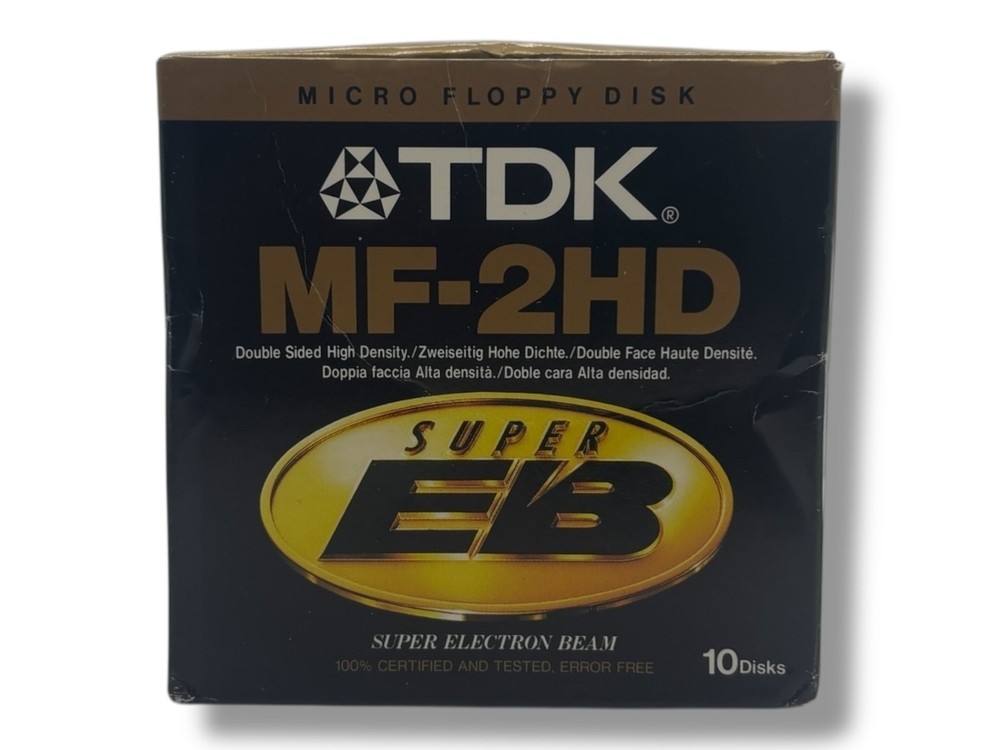 DK MF-2HD Micro Floppy Disk 10 Disks Double Sided High Density
