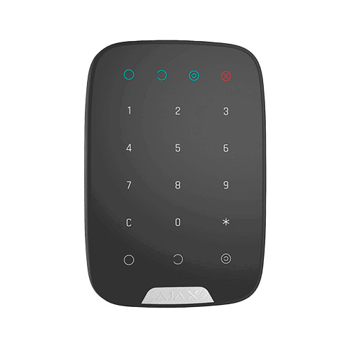 Ajax KeyPad Wireless Touch Keyboard Black Jeweller Security System