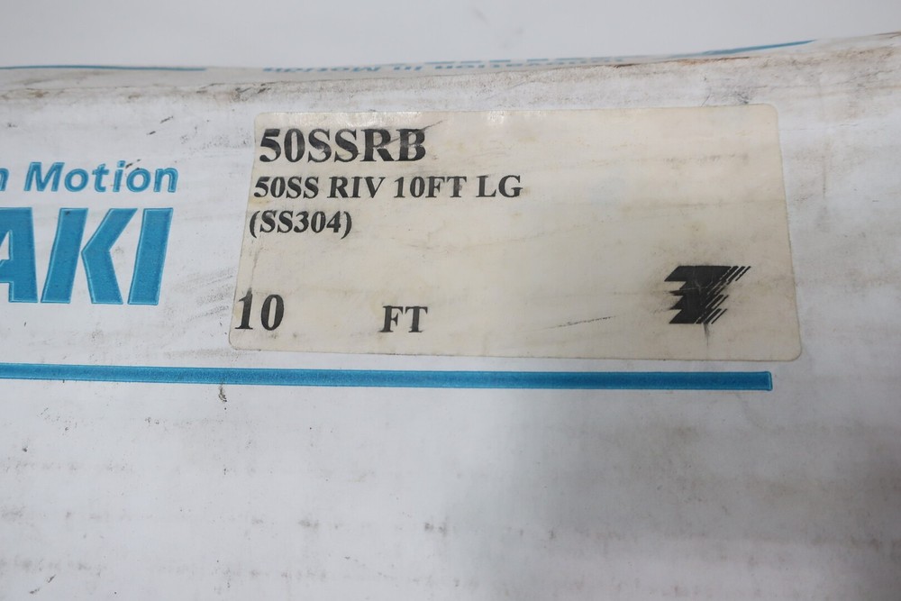 Tsubaki 50SSRB Single Roller Chain 10ft