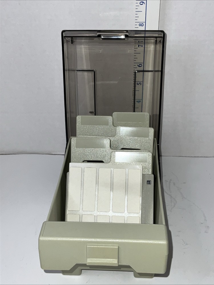 MediaMate 3.5” Floppy Disk Diskette Stackable Storage Box Container Vintage