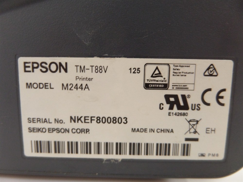 Epson M244A POS Compact Thermal Receipt Printer - No Power Supply