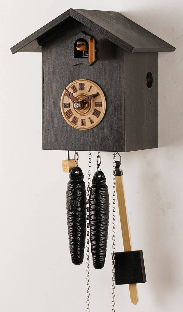 Rustic German Black Forest Cuckoo Clock, Rectangle Handmade Cuckoo Clock