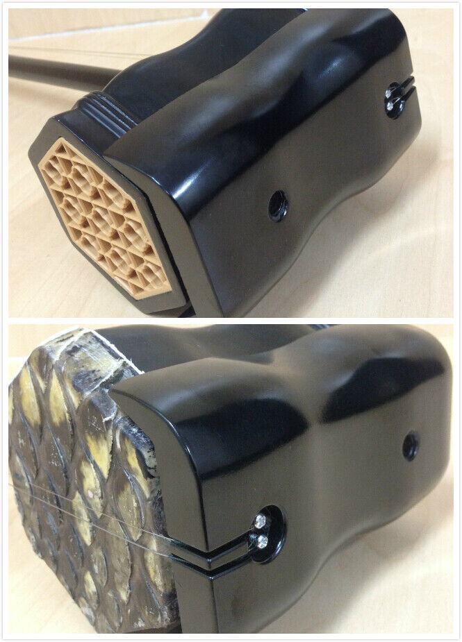 Chinese 2-stringed Fiddle, Erhu, Solid Timber Body,Neck + Foam Case,Strings