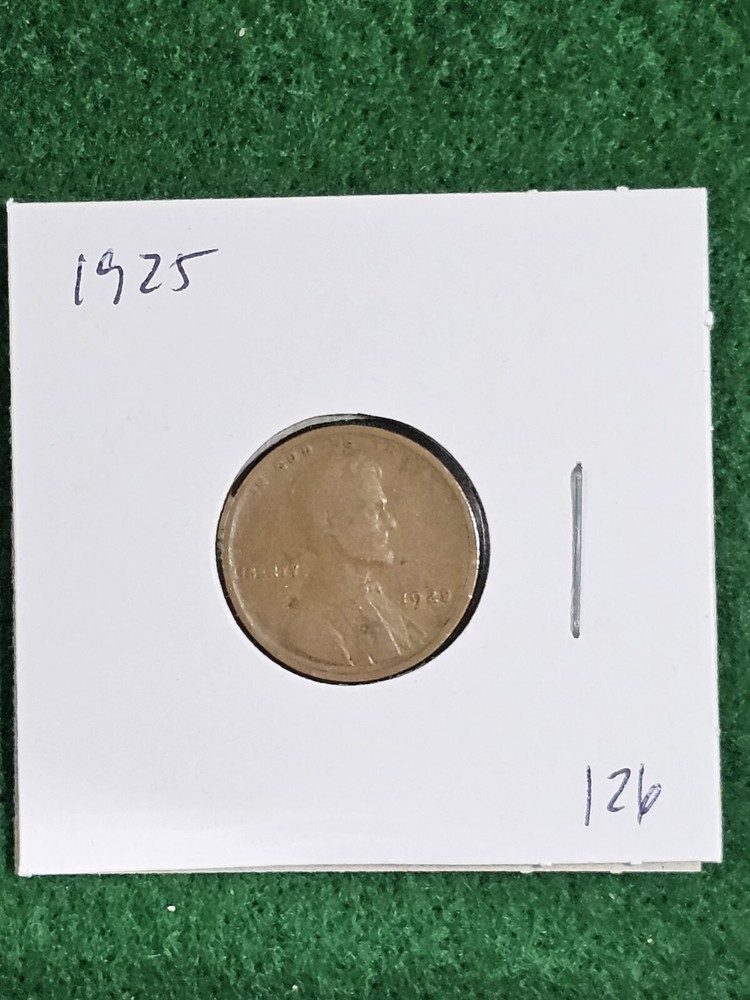 1925 Lincoln Wheat Cent 1C