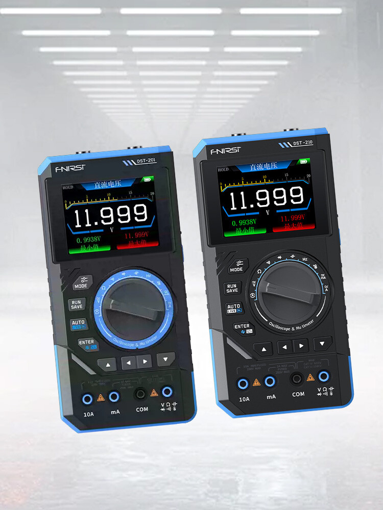 3 In 1 FNIRSI DST210 Digital Oscilloscope Multimeter Function Signal Generator