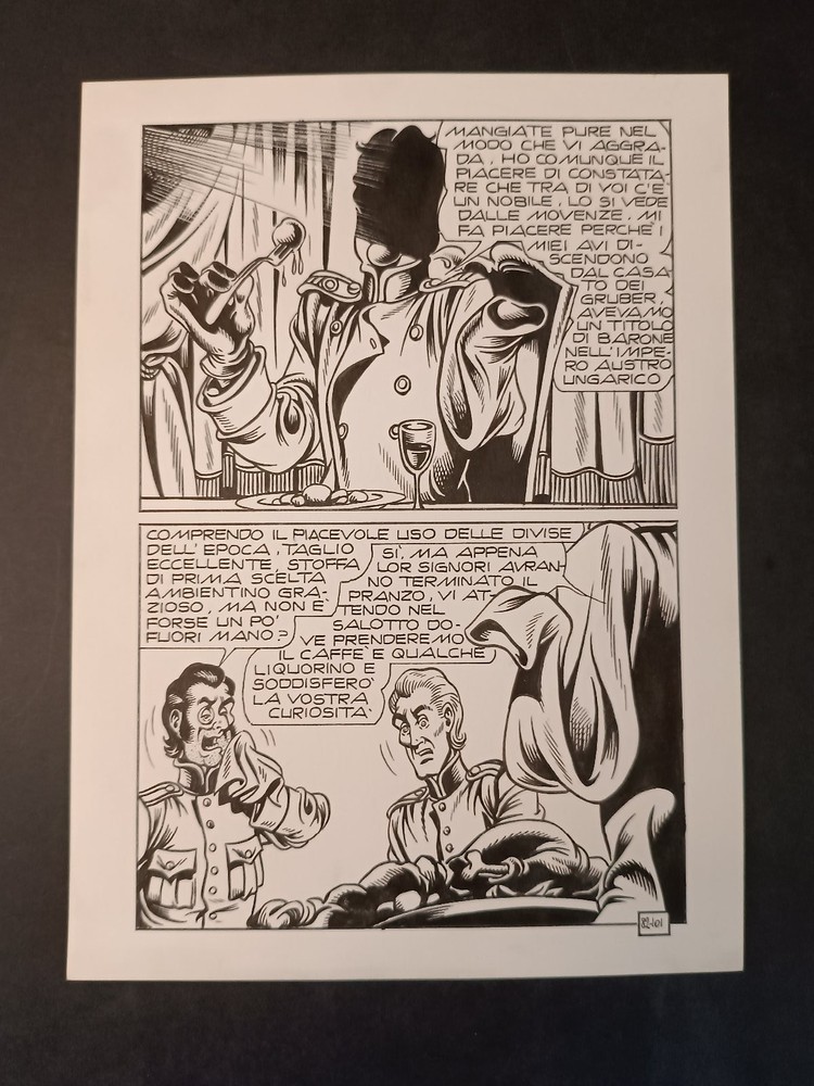 A ROCKET JOURNEY ALAN FORD Piffarerio Comic Book Table 82-101