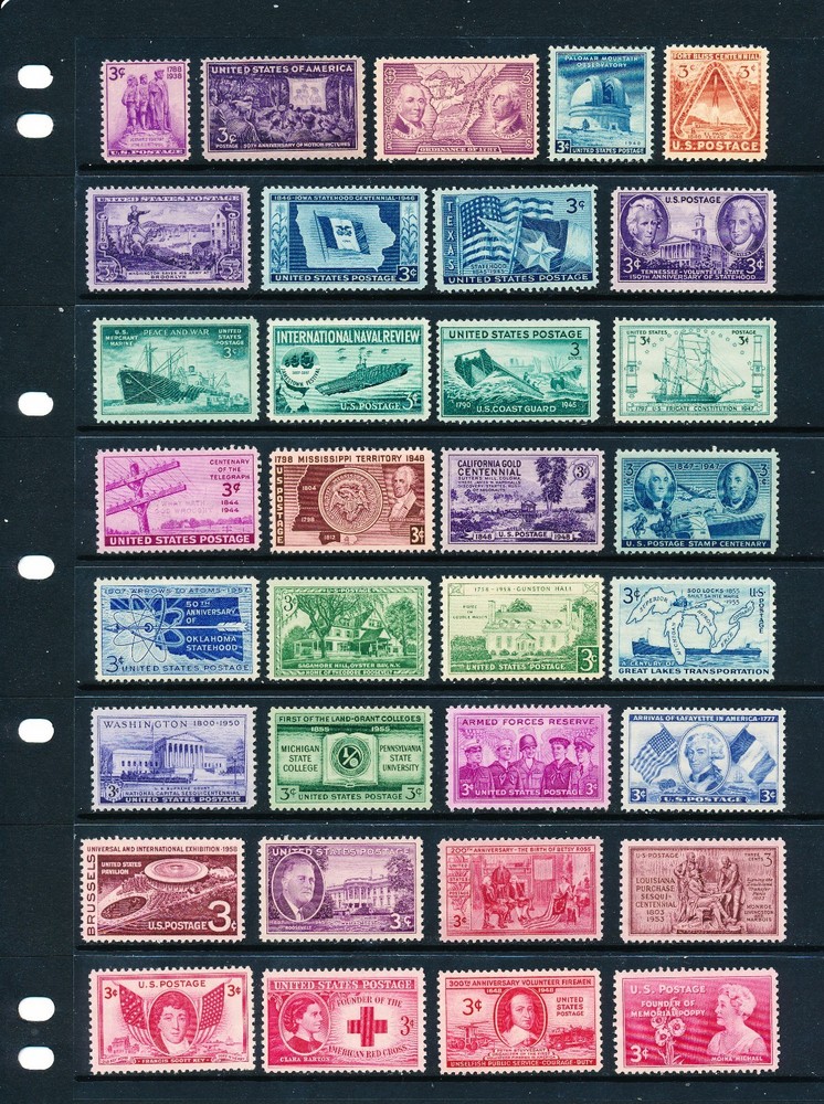 Early U.S. Postal Stamp Collection
