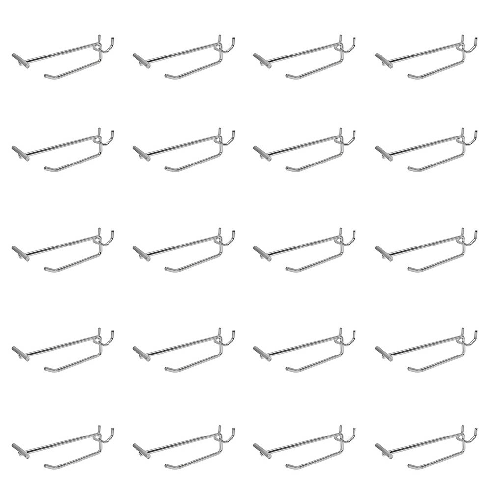 4" Pegboard Flip End Scanner Hooks Slatgrid Slatwall Retail Store Display