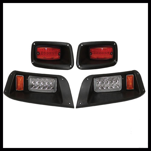 EZGO TXT Golf Cart  LED Headlight & Tail Light Kit 1996-2013 Gas and Electric