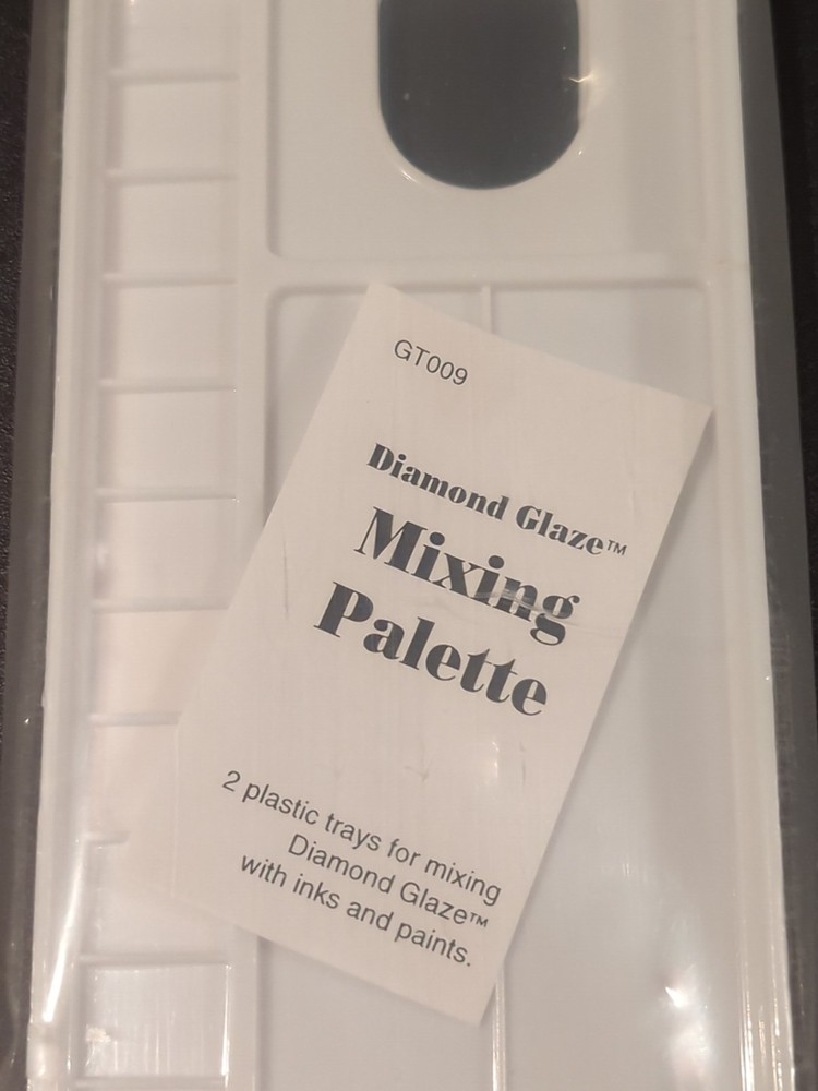 Plastic Rectangular Art Paint Mixing Tray with Wells