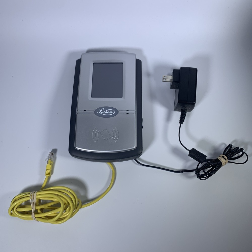 Lathem PC700-WEB Employee Network Time Clock with Power Supply USED