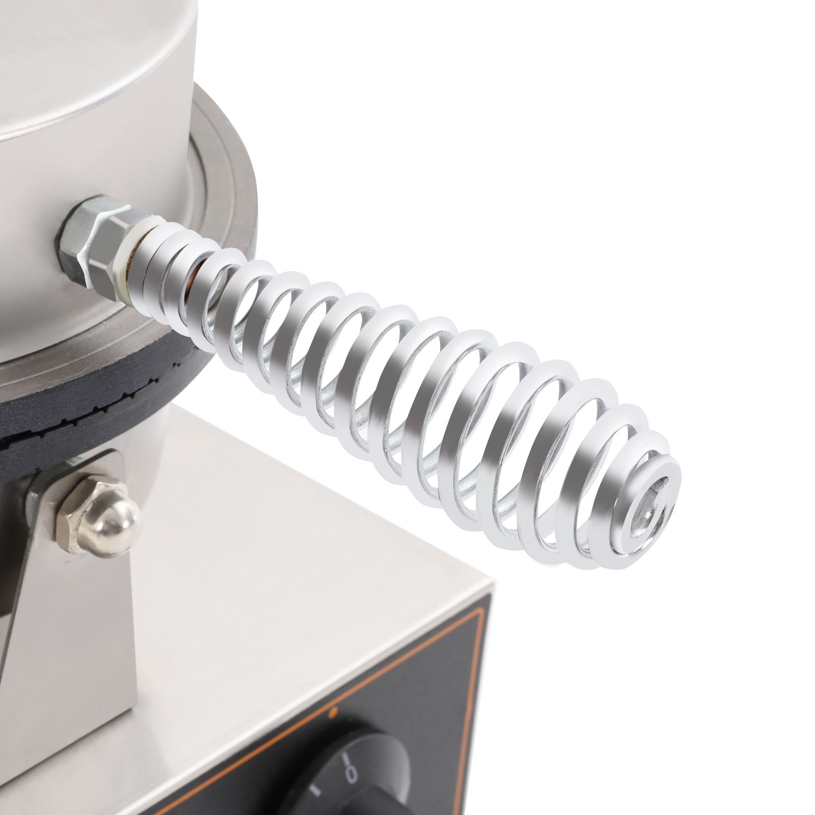 Commercial Electric Waffle Cone Maker 1200W Egg Roll Machine w/ Cone Mold