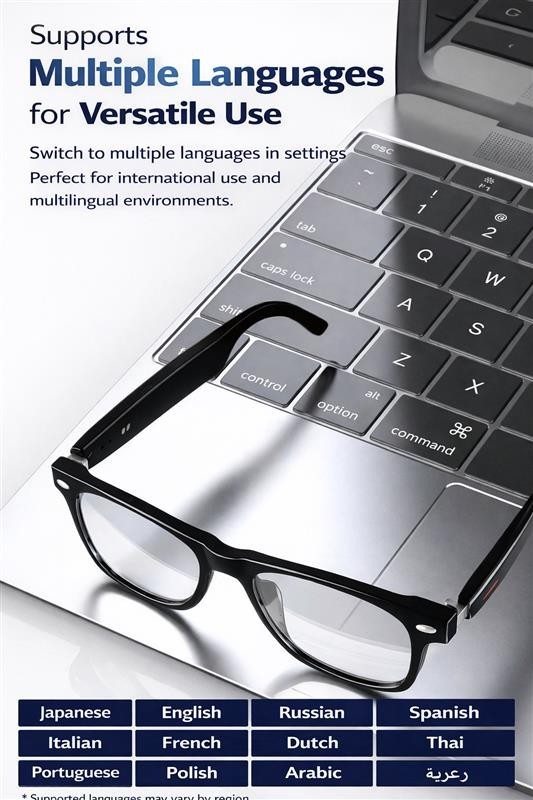 Soundcore Frames Landmark Wander Open Ear Smart Glasses - Black