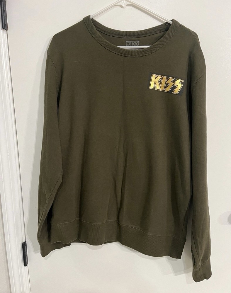KISS TOPTEN10 LIMITED EDITION SWEATSHIRT GREEN 105cm OR LARGE