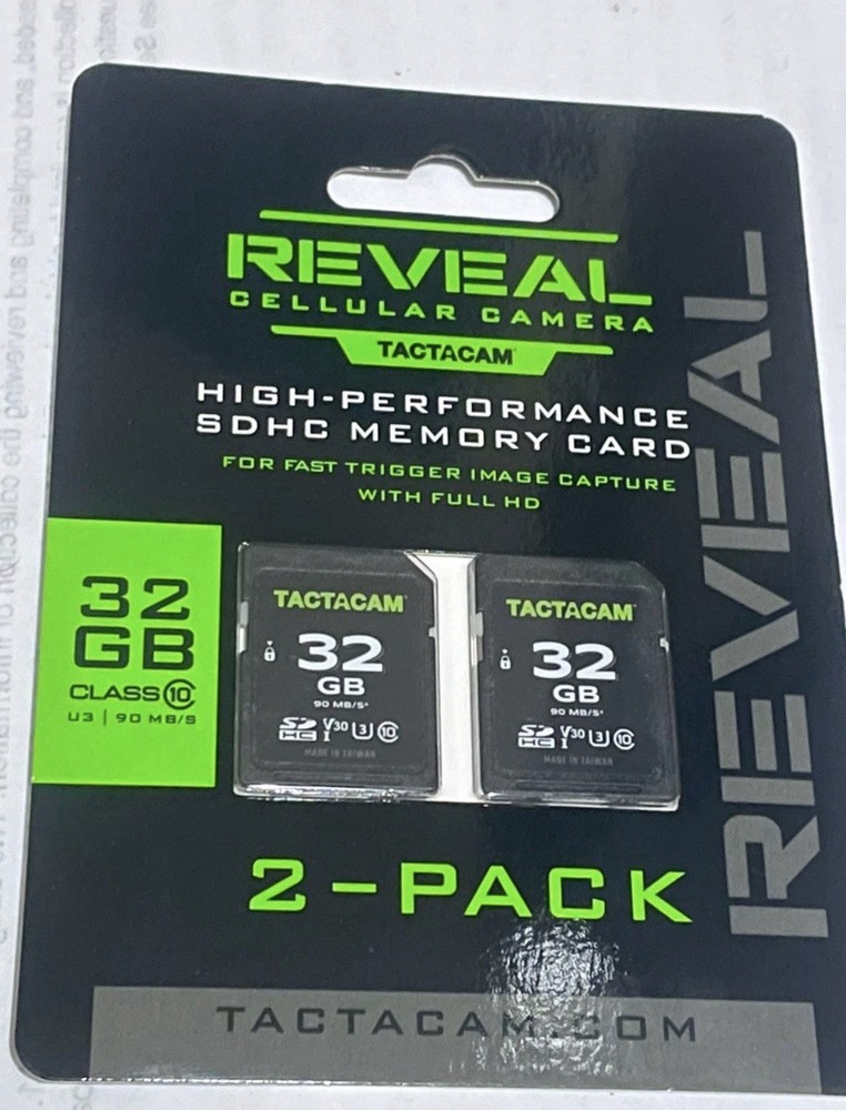 Reveal High Performance SDHC Memory Card 32GB 2PACK