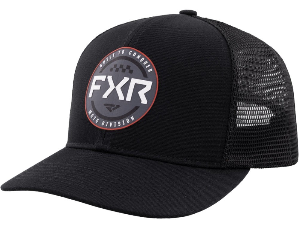FXR Moto Snapback Hat Black/Red