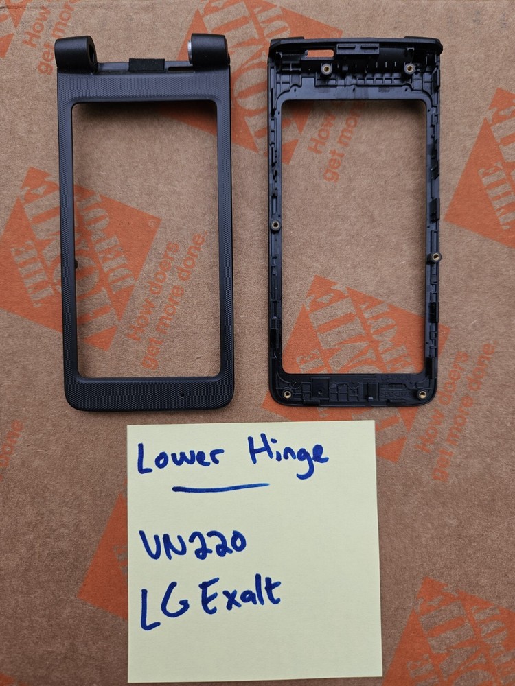 LG Exalt / VN220. Keypad Frame Hinge- Lower Hinge. Comes With Bracket & Rubber.