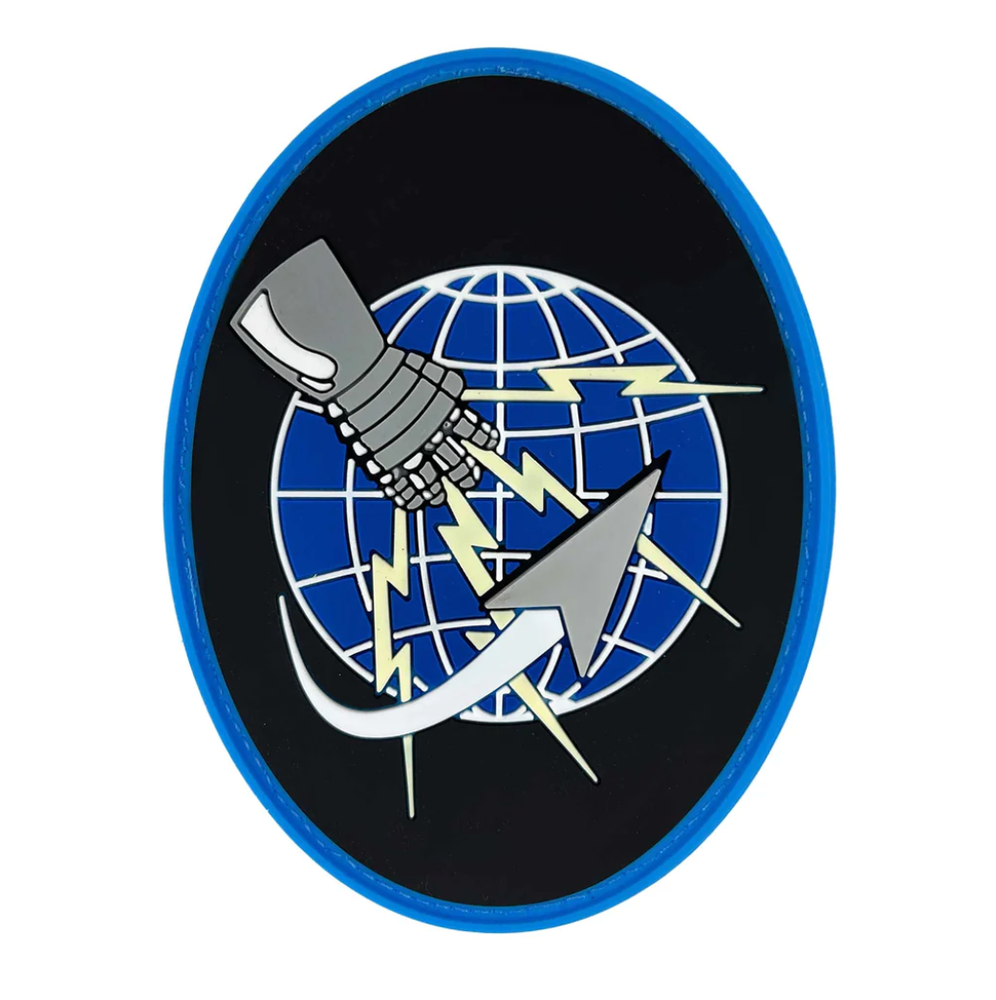 GENUINE U.S. SPACE FORCE PVC PATCH NATIONAL SECURITY SPACE INSTITUTE WITH HOOK