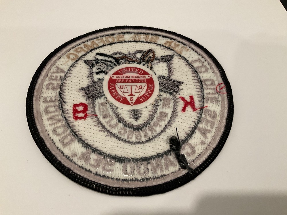 Gray Black 7th Special Forces Group k9 k-9 unit US Army patch