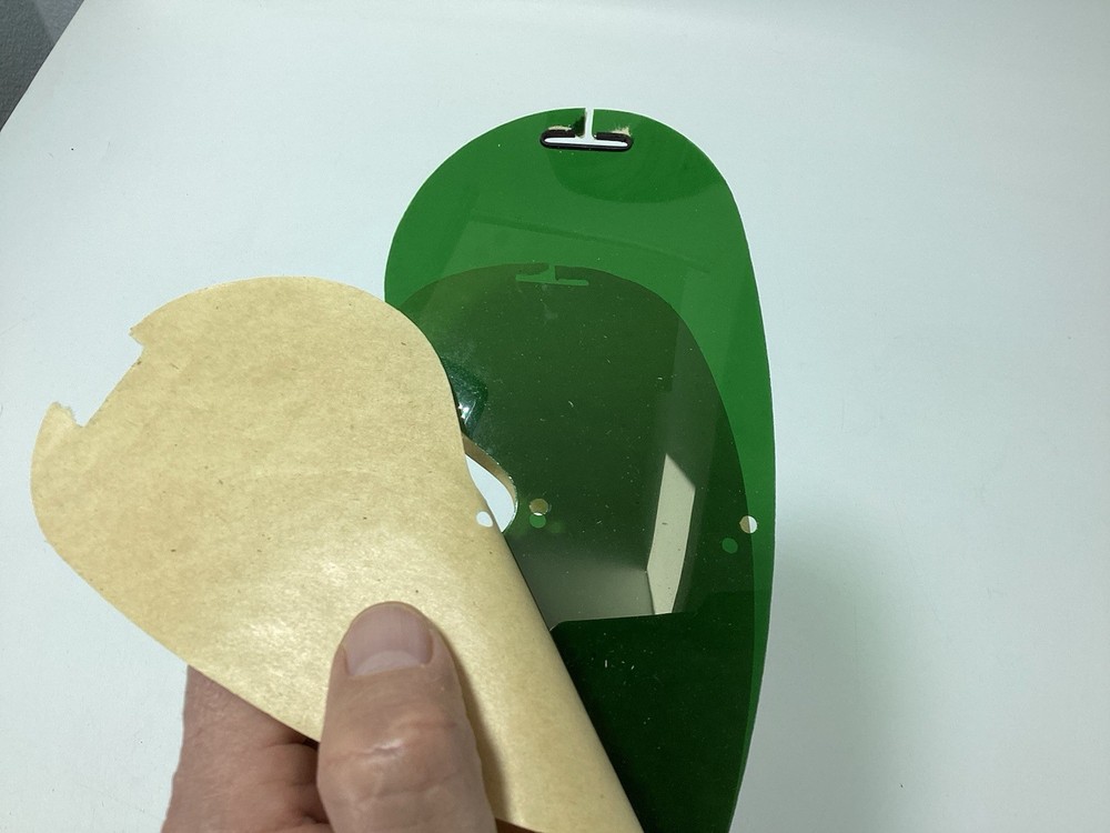 ORIGINAL WWII US ARMY M1944 GOGGLES GREEN REPLACEMENT LENSES