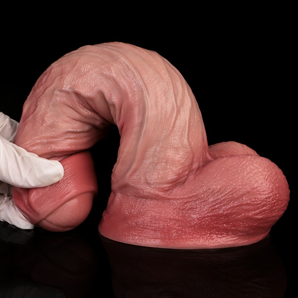 Liquid Silicone Realistic Huge Dildo Cock Suction Cup Women Sex Toys Thick Dong