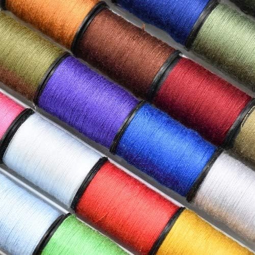 100pcs Sewing Thread Tools Kit - 64 Rolls Machine Thread Spools, 30pcs Needle...