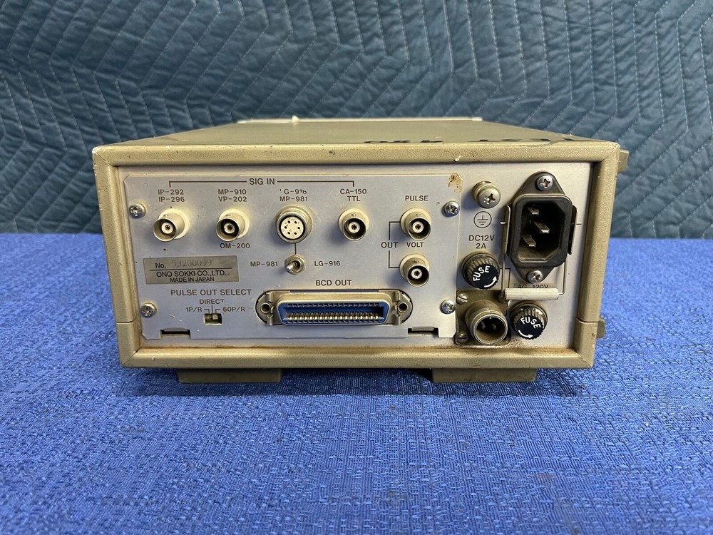 Ono Sokki CT-651 Digital Engine Tachometer