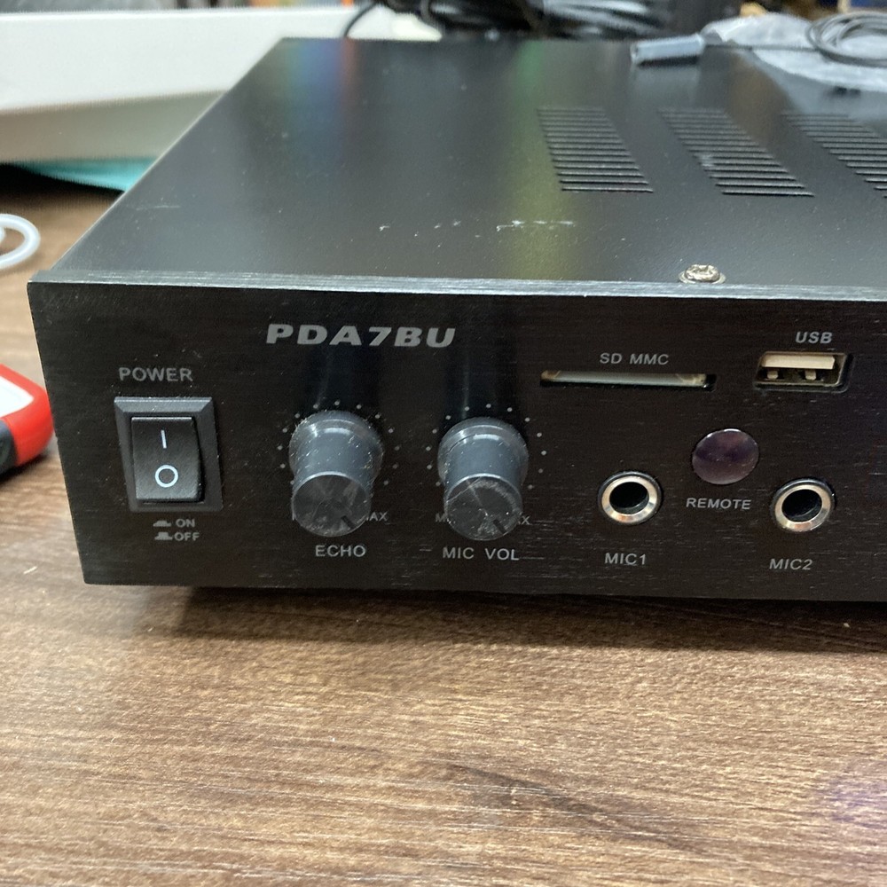 (Read Description) Pyle PDA7BU BT Amplifier Audio Receiver Sound System