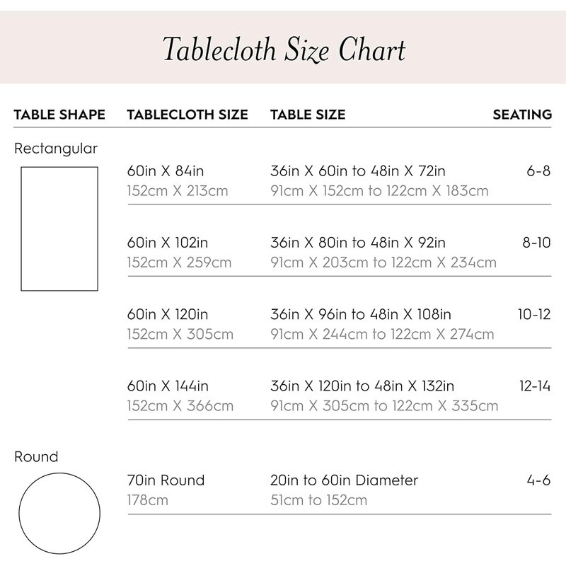 Elegant Rectangular Tablecloth 100 Polyester Durable Shimmering Dining Events US