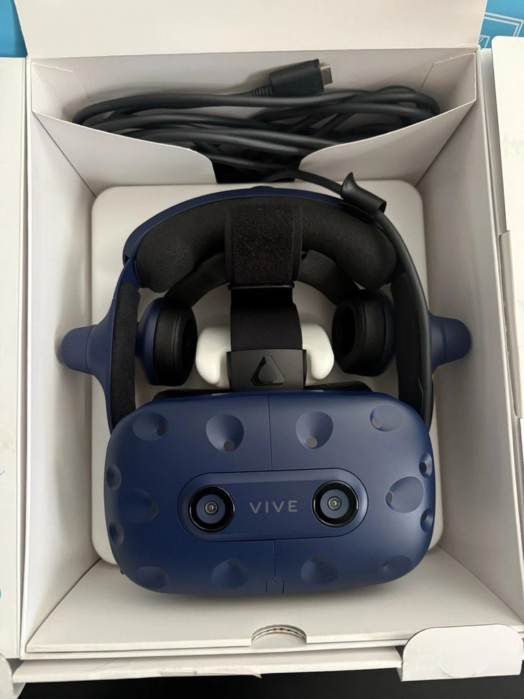 HTC Vive Pro VR Headset System with link box cable - Base Station Not Included