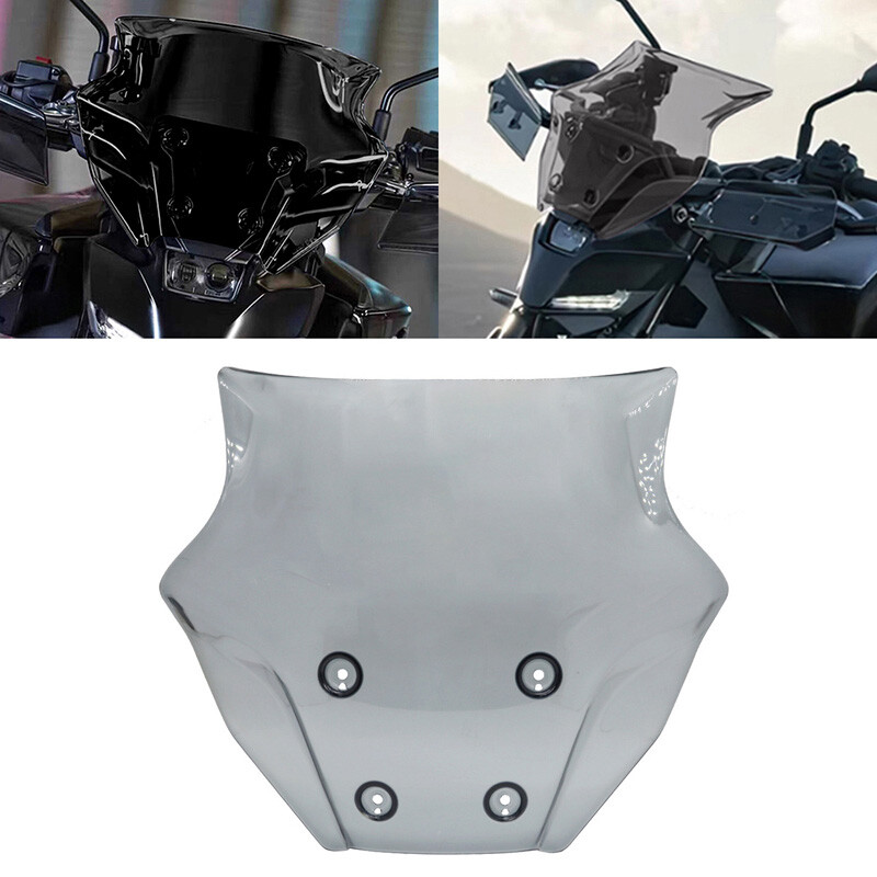 For Yamaha MT-09 2024 Motorcycle Windshield Wind Deflectors Grey