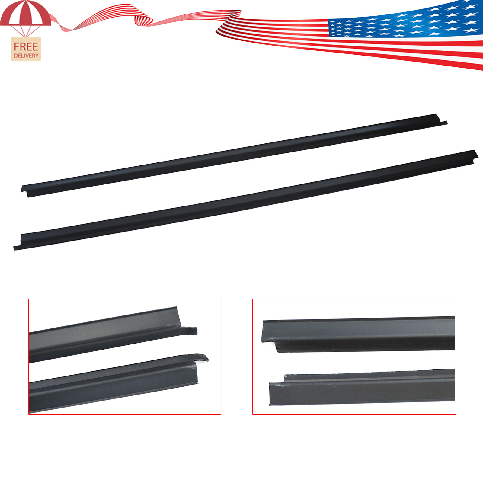 Outer Door Weather Window Rubber Seal Belt For Nissan Pickup D21 Hardbody 86-94