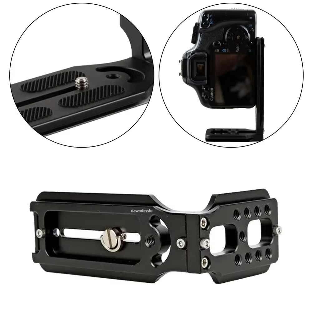 L-Bracket Quick Release Plate For Camera DSLR Camcorder Nonslip Bracket