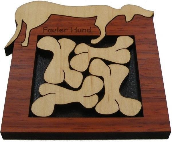 Fauler Hund - Wooden Packing Problem Brain Teaser