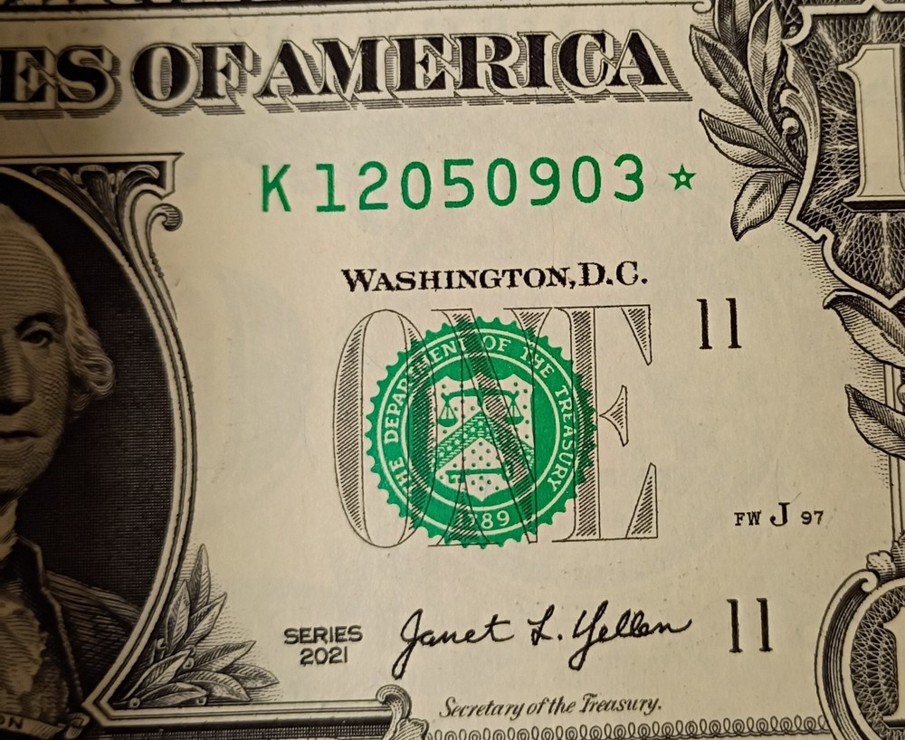 2021- $1 Bill Star ⭐ Notes- Uncirculated- Buy It Now- Per Note