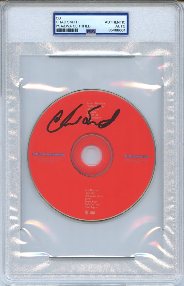 Chad Smith Signed Autographed CD "Californication" PSA/DNA Authenticated