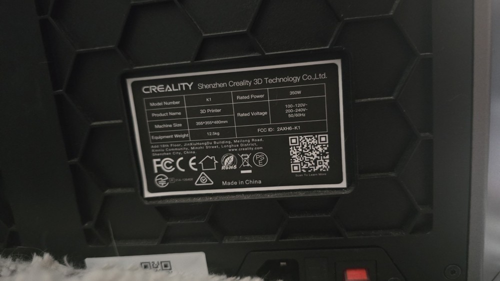 Creality K1 3D PRINTER