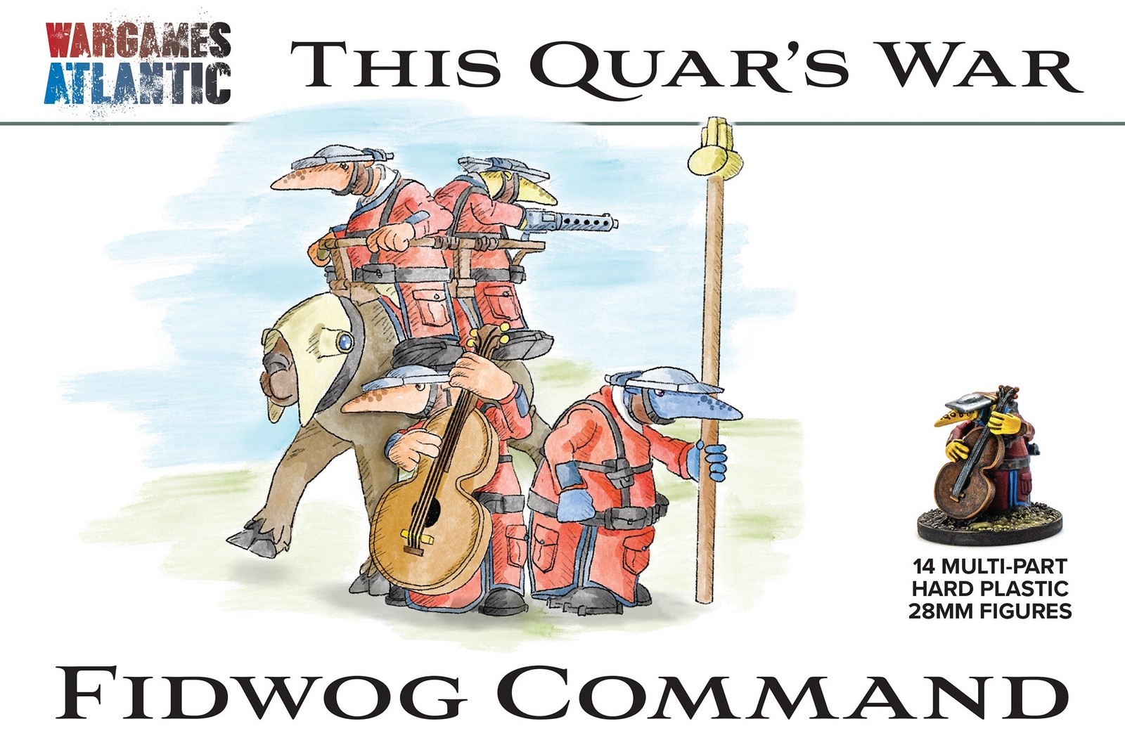 Quar Fidwog Command - This Quar's War Wargames Atlantic 28mm WWI World War One
