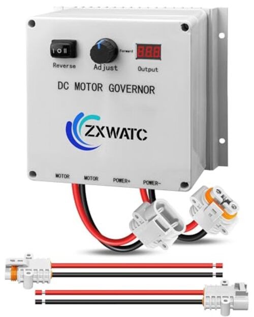 12V-24V 50A DC Motor Speed Controller with Forward-Brake-Reverse Switch, Over
