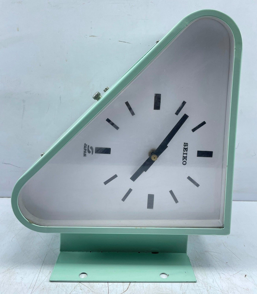 Seikosha MC-271 MC-018 Secondary Clock Triangle Dual Face Navigation Marine