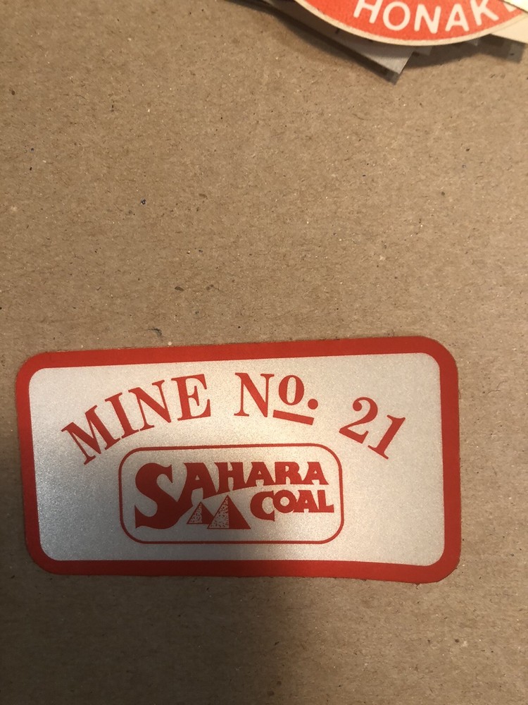 coal mining stickers nice older coal companies