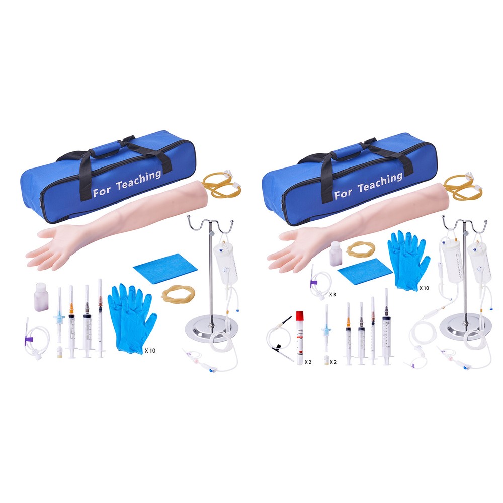 VEVOR IV Practice Kit Phlebotomy Venipuncture Practice Arm for Students Nurses