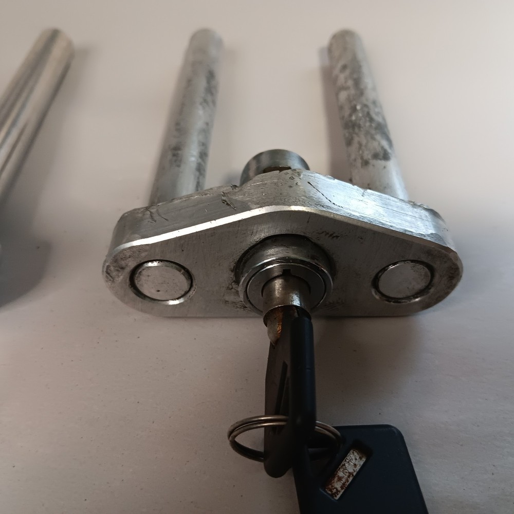 Dual Pin Hitch Lock and Key Sets