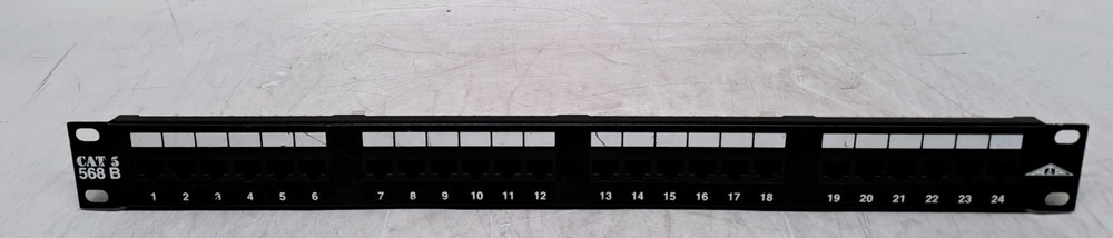 ATP Inc. EIA568B 24-Port Patch Panel, Cat. 5